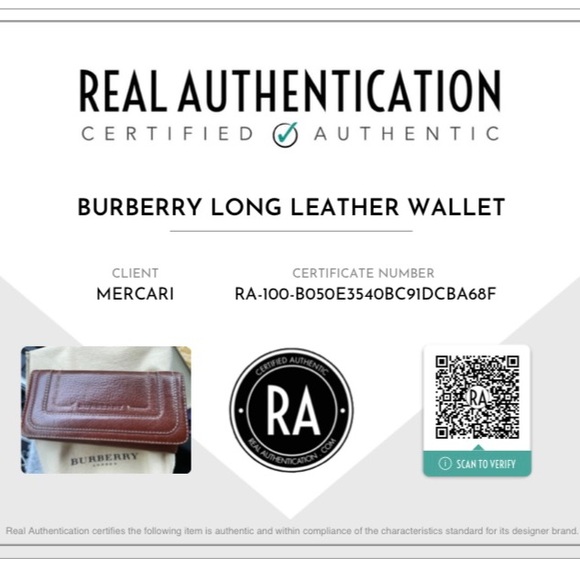 Authentic Burberry London Leather Long wallet - Picture 14 of 14
